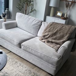 Jordan’s Furniture grey Couch