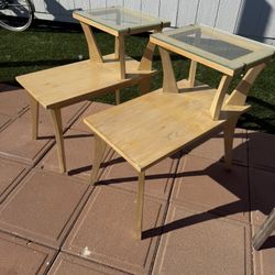 Mid Century Coffee Table And End Tables