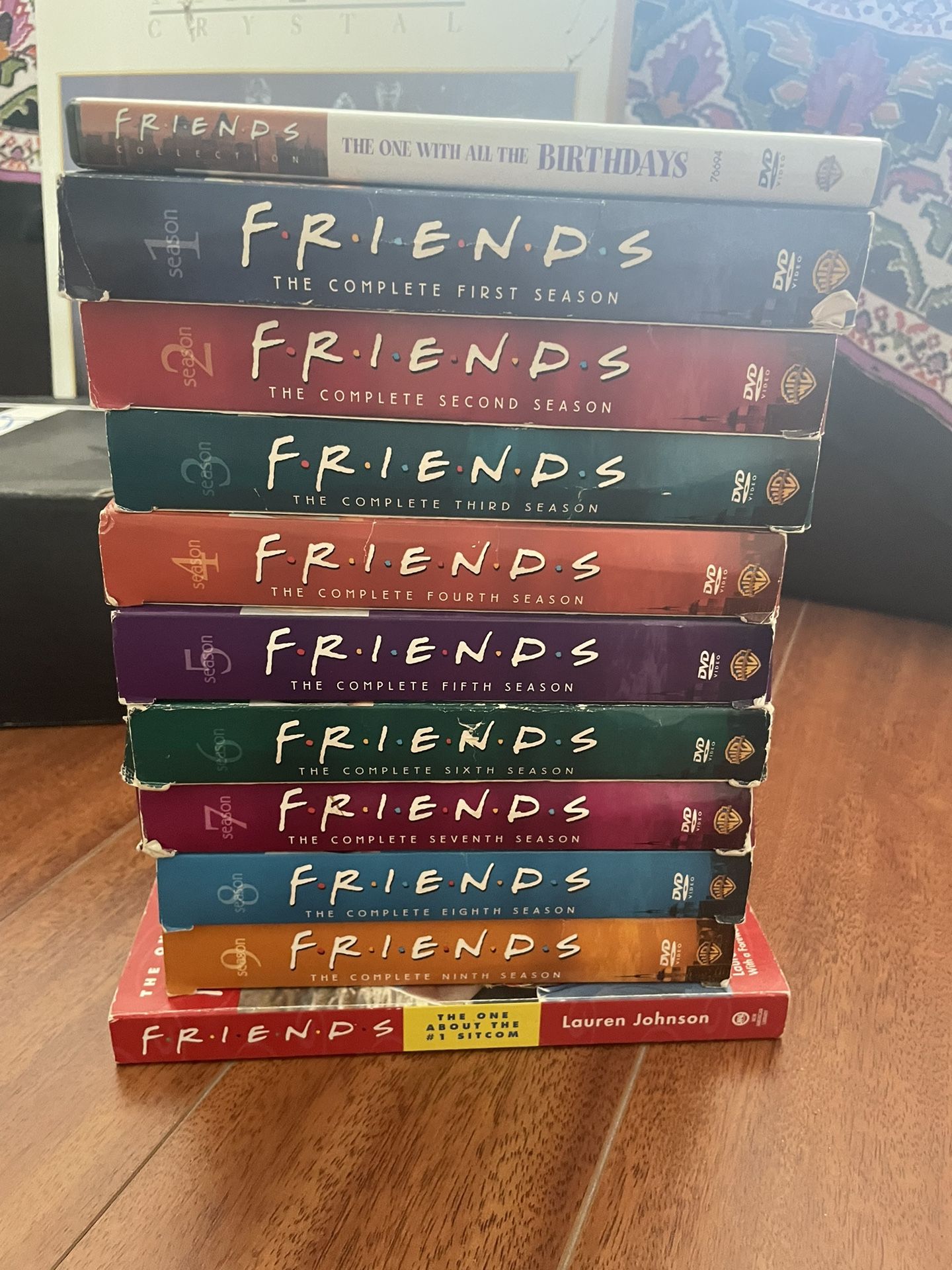 TV Series “Friends” seasons 1-9 Plus Bonus Trivia Book And DVD
