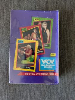 1991 Impel Factory Sealed WCW Wrestling 36 Pack Wax Box Sting Ric Flair Steiner Brothers