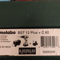 Free Metabo Drill Case Only BST 12 Plus + C 60