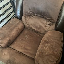 Recliner With Cup Holder/Wedge