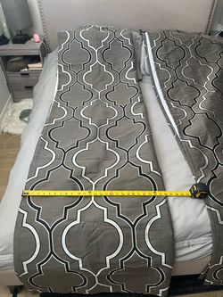 Gray Geometric Pattern Duvet Cover