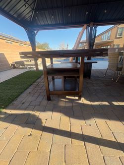 Tall Dining Table seats 4 OR 6