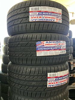 📲✔️225/40:18 vendo set de llantas nuevas América