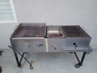 Plancha para tacos / taco cart