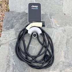 Mopar Jeep 4xe / Enel X JuiceBox 32 Level 2 EV Charger COMPLETE KIT w/ Bracket, Manual, & Key