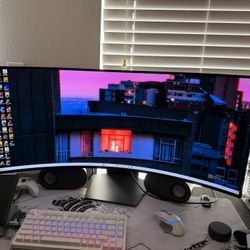 Lg 39 In Curved Oled Monitor 