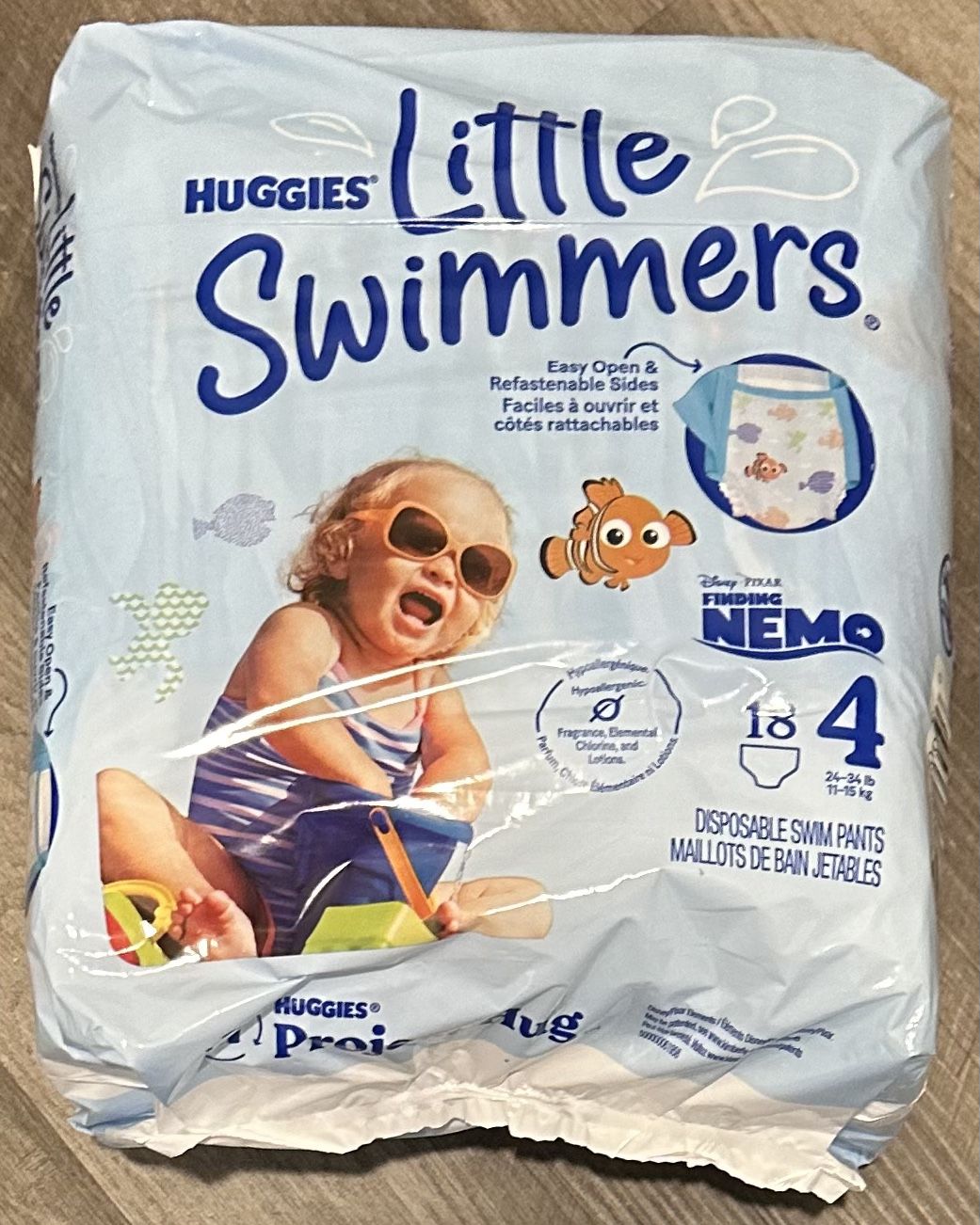 Huggies Little Swimmers Diapers: 18 swim diapers, size 4