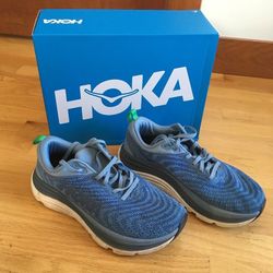 Blue Hoka One One M Gaviota 5 Wide Running Shoes Mens Size 9 2E