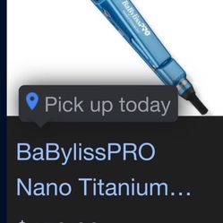 NANO TITANIUM BABYBLISS FLATIRON $20 