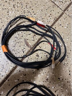 Assorted Audio Cables and Adapters