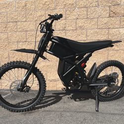 2400 Watt Electric Dirt Bike, 37MPH Top Speed, 36.4ah Dual Battery, Full Twist Throttle