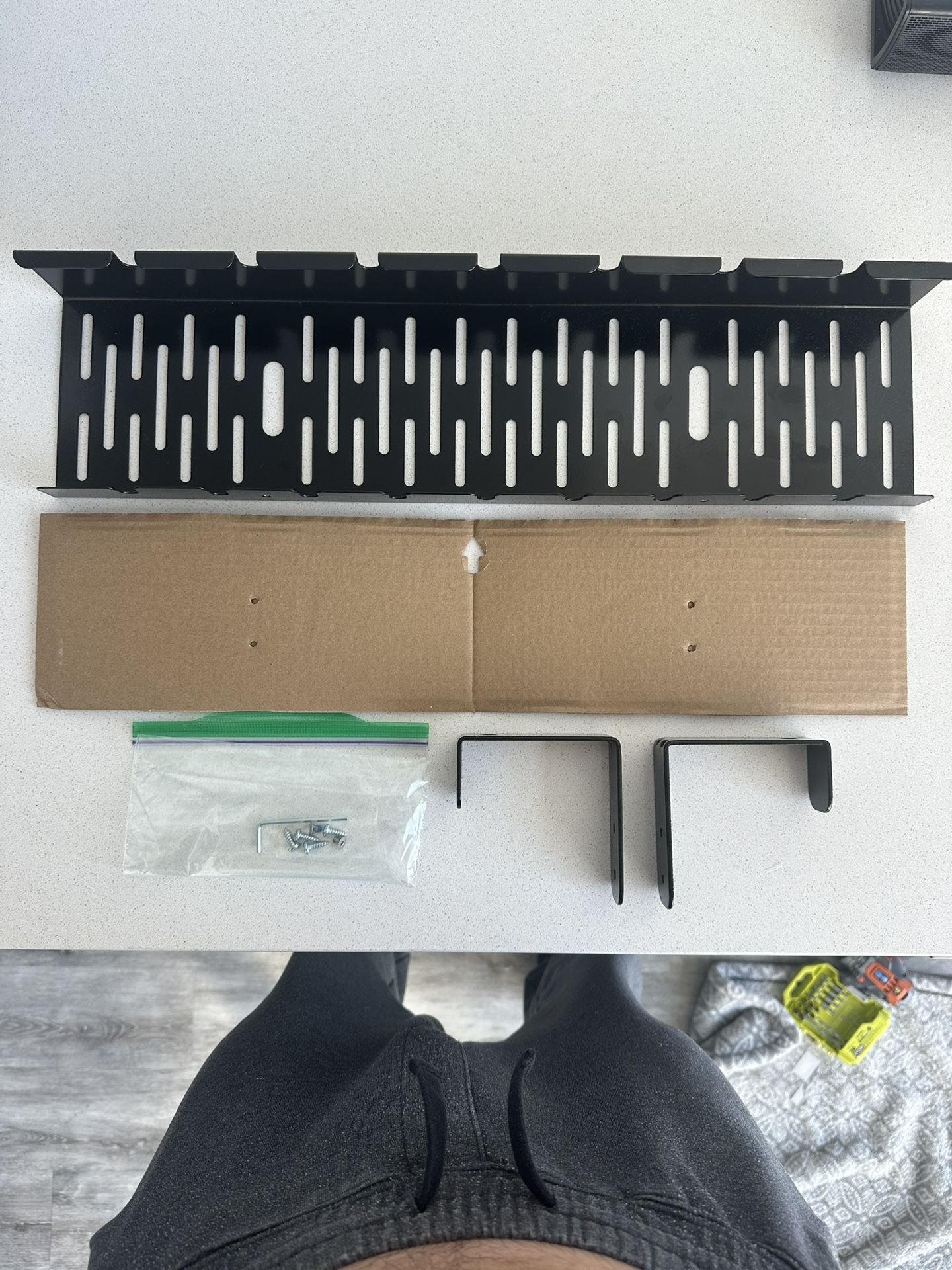 Desk Cable Management Tray Kit