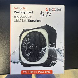 Waterproof Bluetooth LED Lit Speaker Eco X Gear