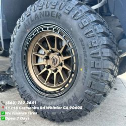 Off Road Wheels BAJA- MATTE DESERT BRONZE Lock 17" on 33x12.50r17 Bolt Pattern 6x139.7 Pick Up Trucks