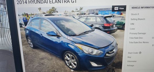2014 hyndai elantra GT 2.0