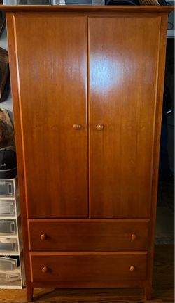 Honey Cherry Cabinet for Sale 72”H, 33 1/2W, 23” D