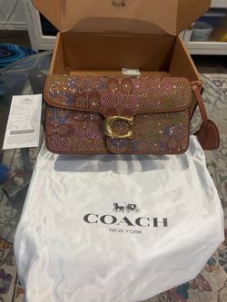Coach Tabby Crossbody Bag with Crystal Embellishment
