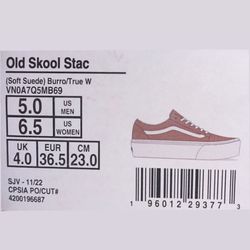 Vans: Old Skool Stac (soft suede)
