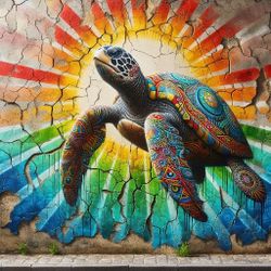 Mural Turtle