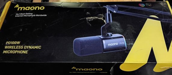 Maono PD100W Wireless & USB Dynamic Microphone