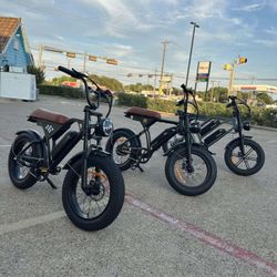 E Bike 20-28mph Foldable Big Tire $50 Down Financed 