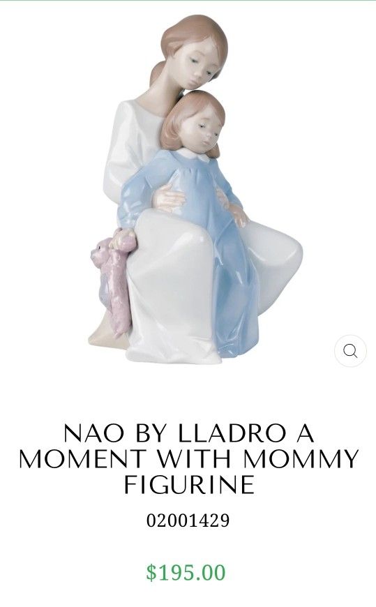 Nao by Lladro A Moment With Mommy Figurine