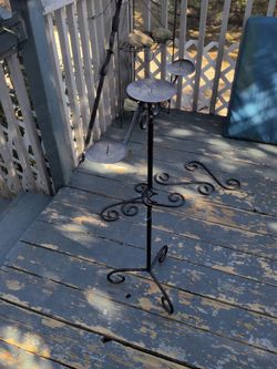 Iron Candle holder.