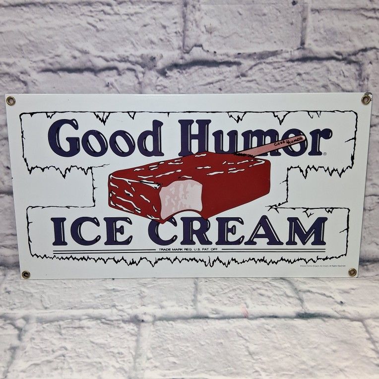 GOOD HUMOR PORCELAIN SIGN 
