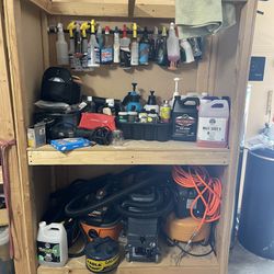 Rolling 8’ Garage Shelves