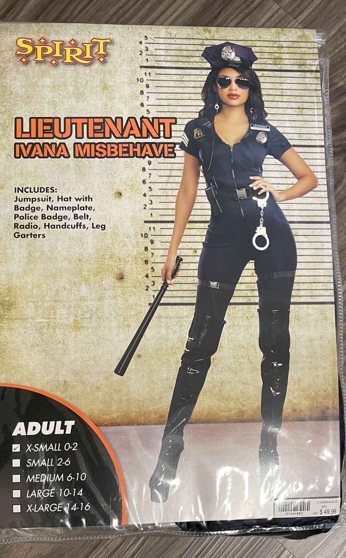 Brand New Women’s Sexy Cop Costume XS