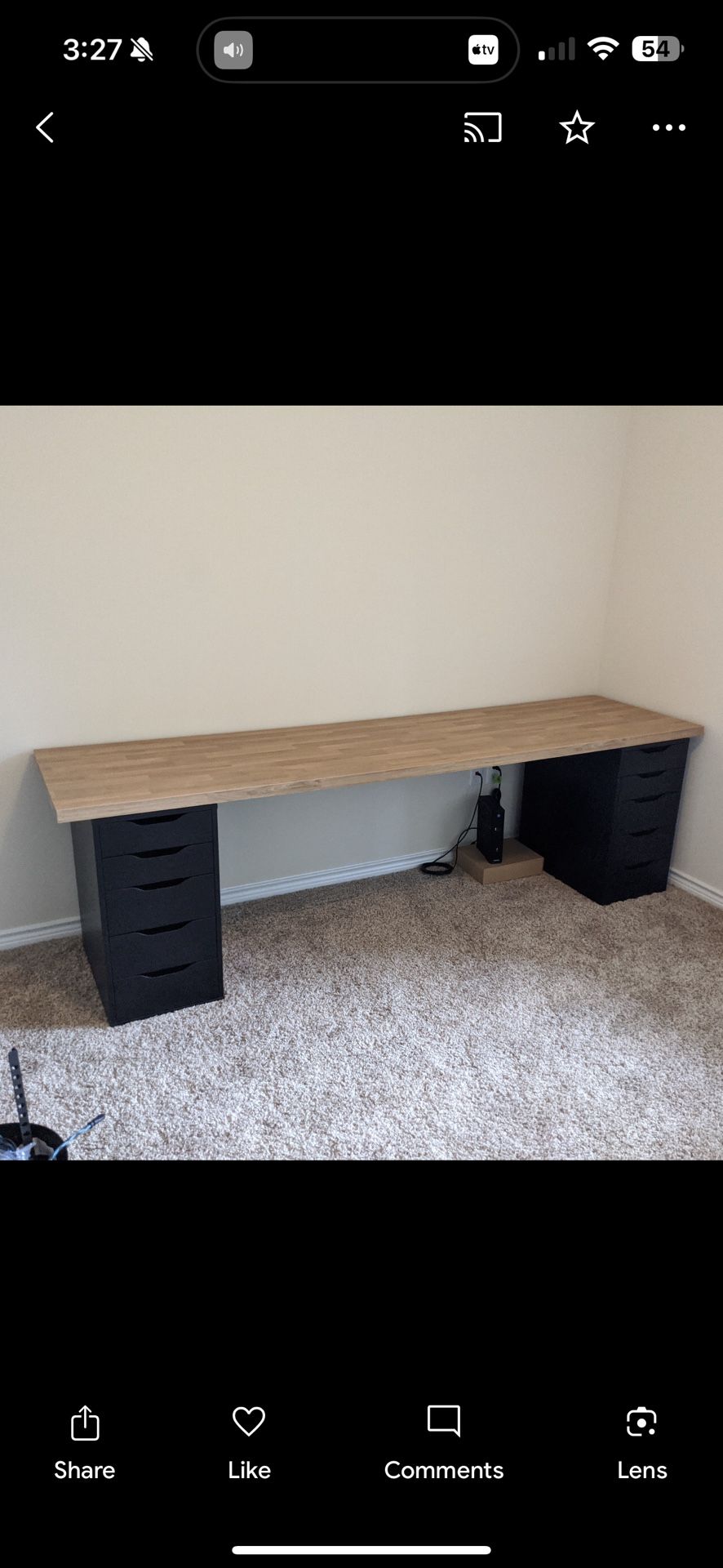 IKEA Alex Drawers Desk