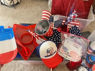 4th of July party decor/supplies