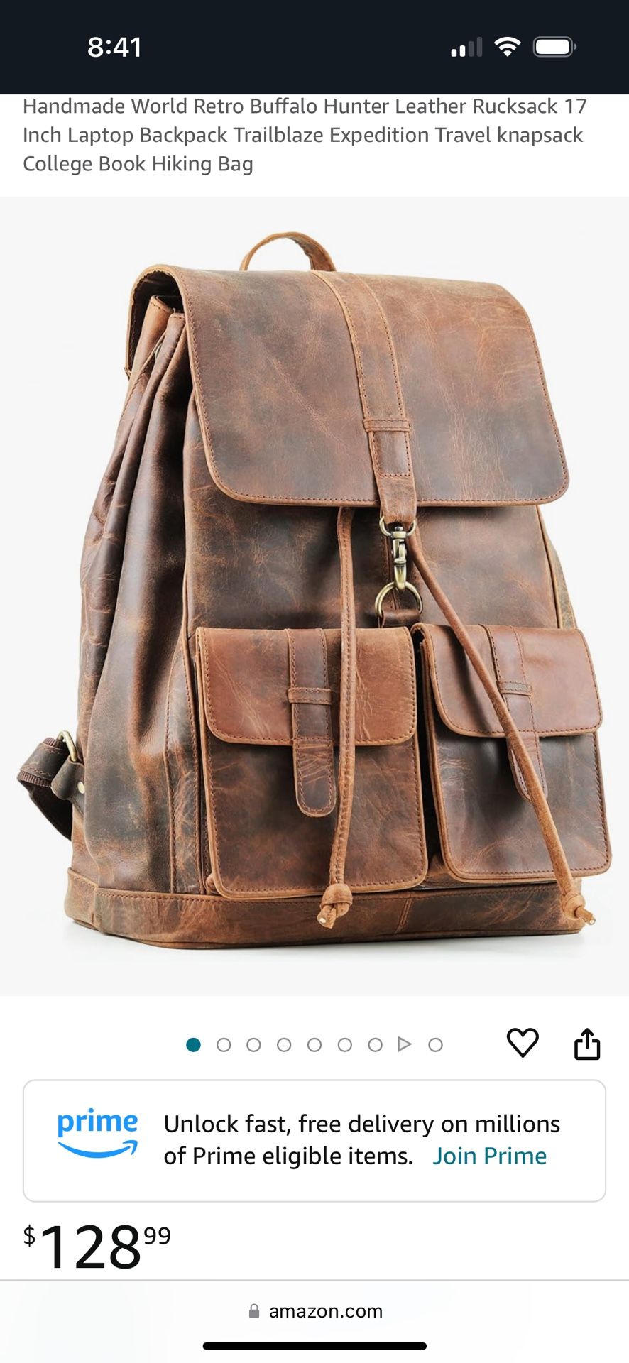 Leather Backpack for Sale in Flagstaff, AZ - OfferUp