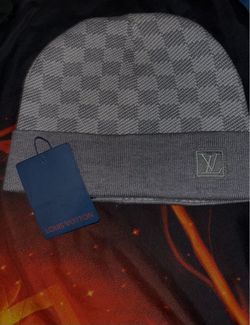 Louis Vuitton Grey Monogram Knit Beanie