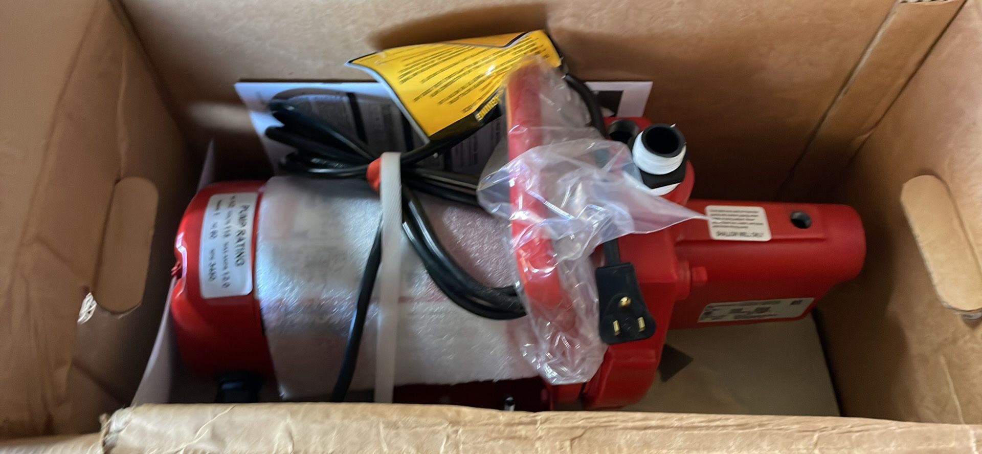 Red Lion RJSE-50 1/2 HP 115V Portable Sprinkler Pump, Red, 614430