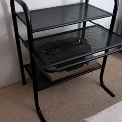 Black Metal Computer Desk