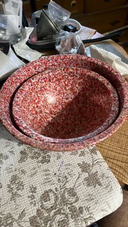 Melamine mixing bowls
