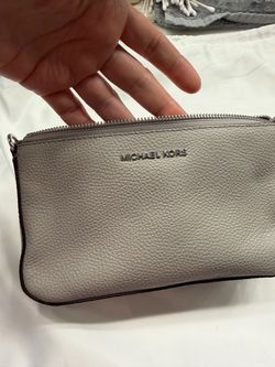 Michael Kors Pebbled Leather Wristlet Clutch