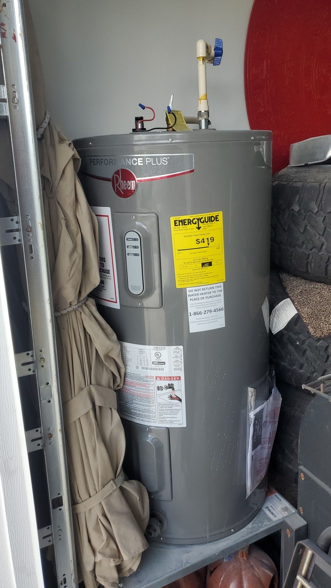 Rheem performance plus water heater