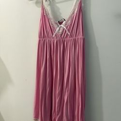 women’s xs/s baby pink lingerie babydoll lace dress