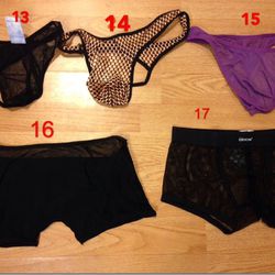 New men's mesh semi transparent thongs, Jockstrap,bikini, sexy underwear size a/m