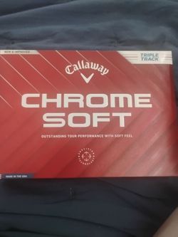 Brand New Callaway Chrome Soft Golf Balls (Full Dozen / 4 Sleeves)