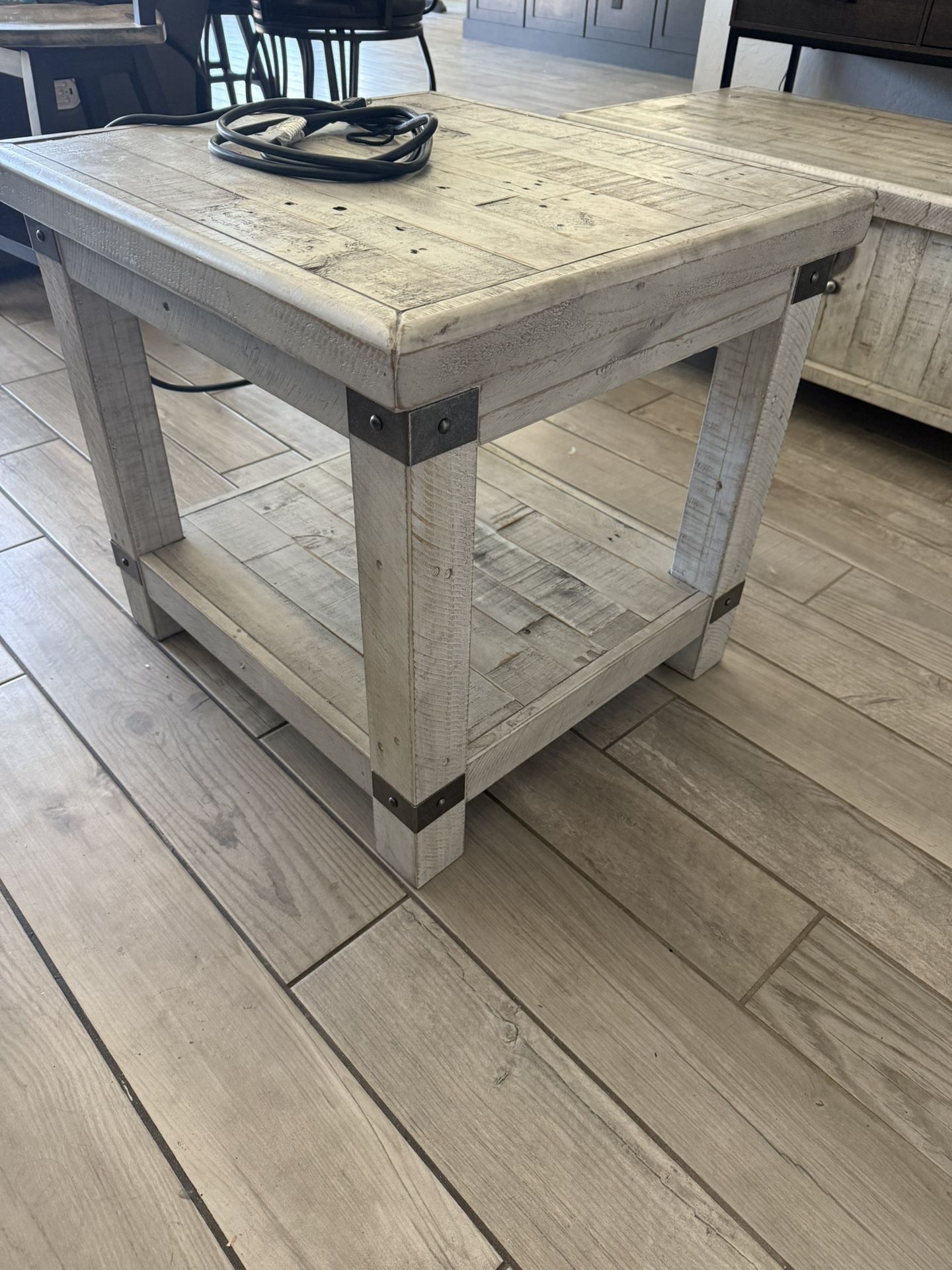 Rustic Coffee And Side Table