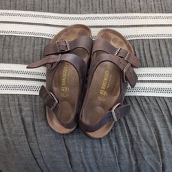 Men's Birkenstock Brown Sandals Size 43