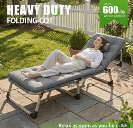 New camping folding bed with cushion