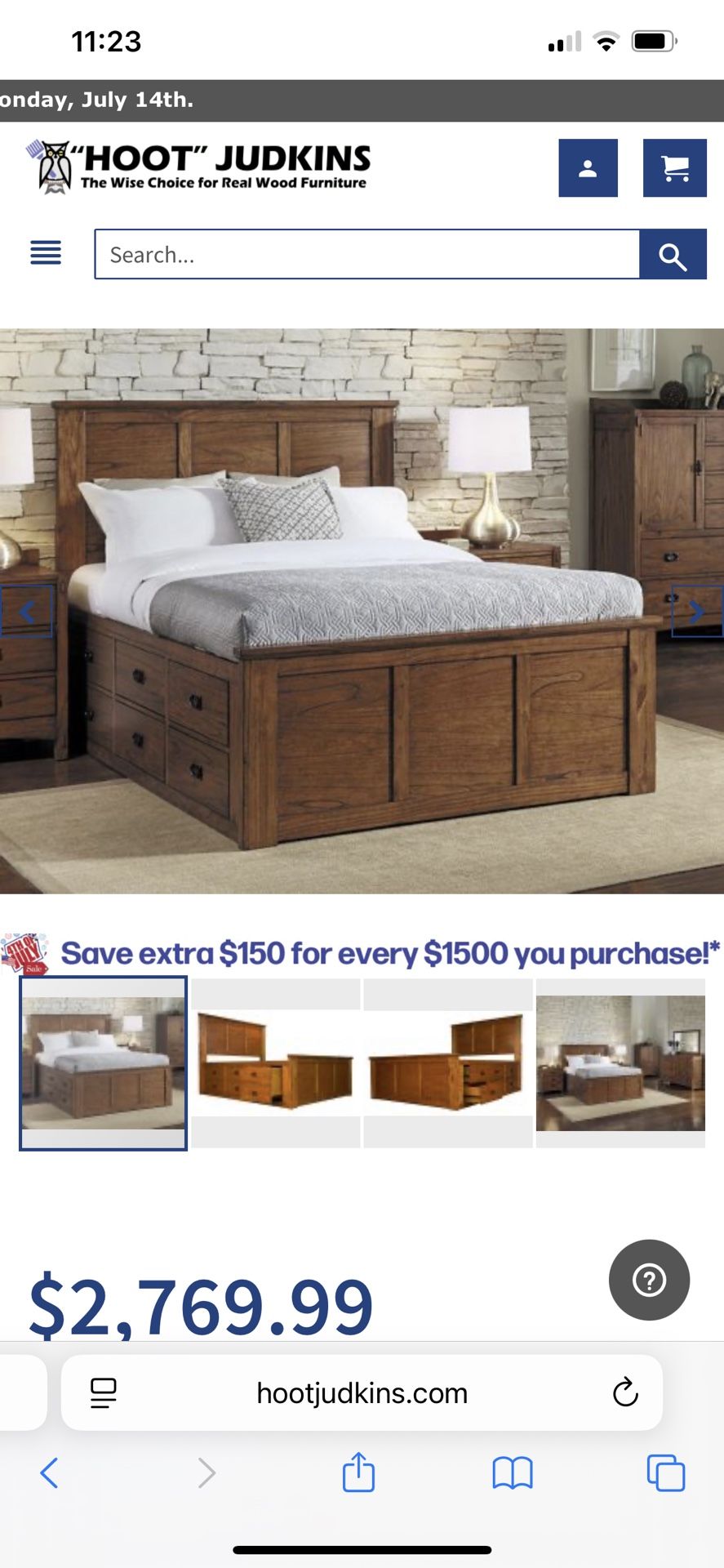 Queen Size Captain Bed