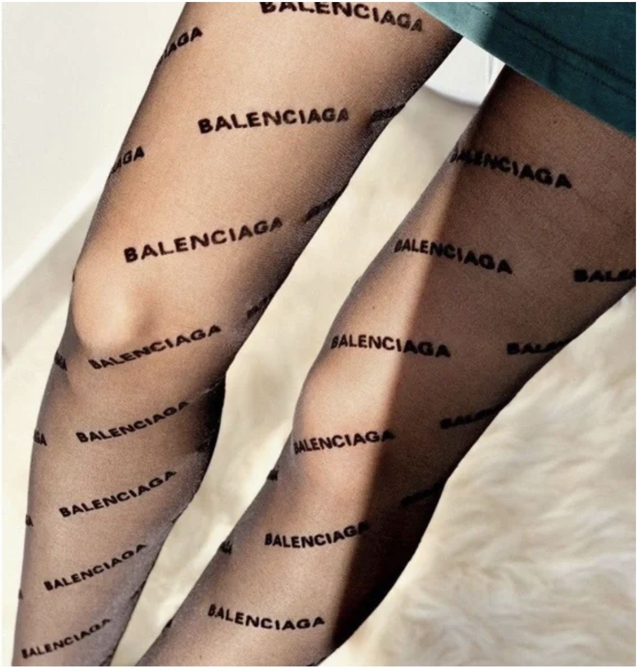 Black Balenciaga Tights
