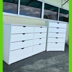 5 and 8 drawers dresser/ Five and eight drawers dresser